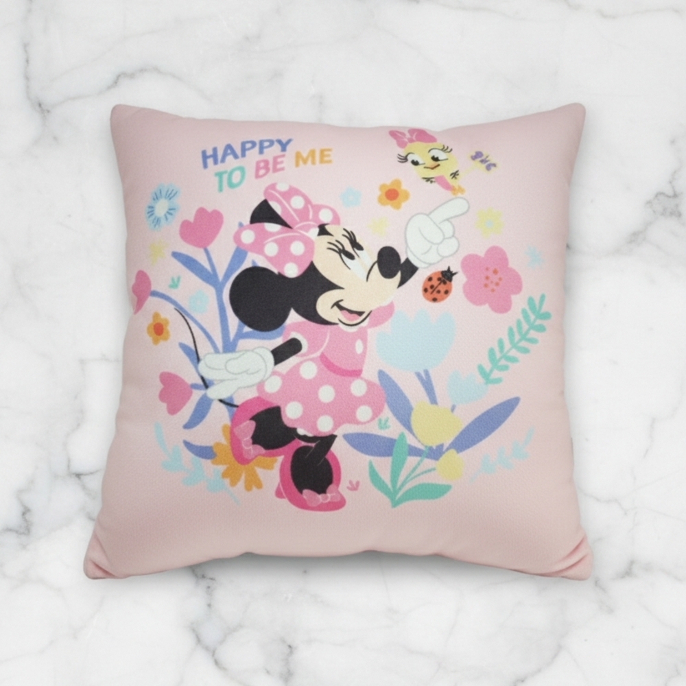 Pink Minnie Mouse Decorative Pillow
